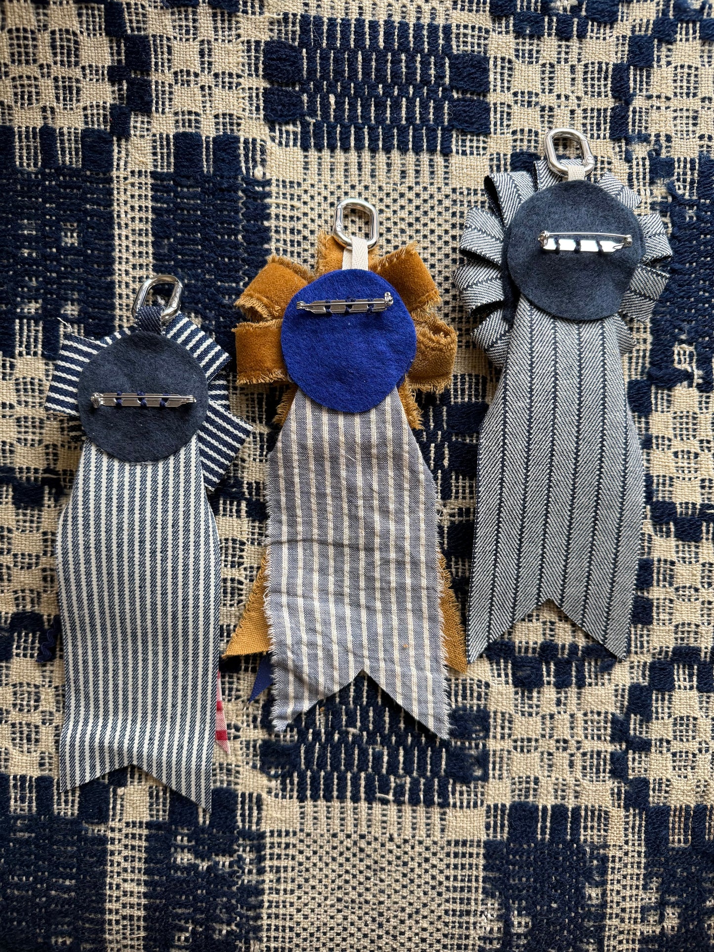 Carnival Pinback Prize Ribbons