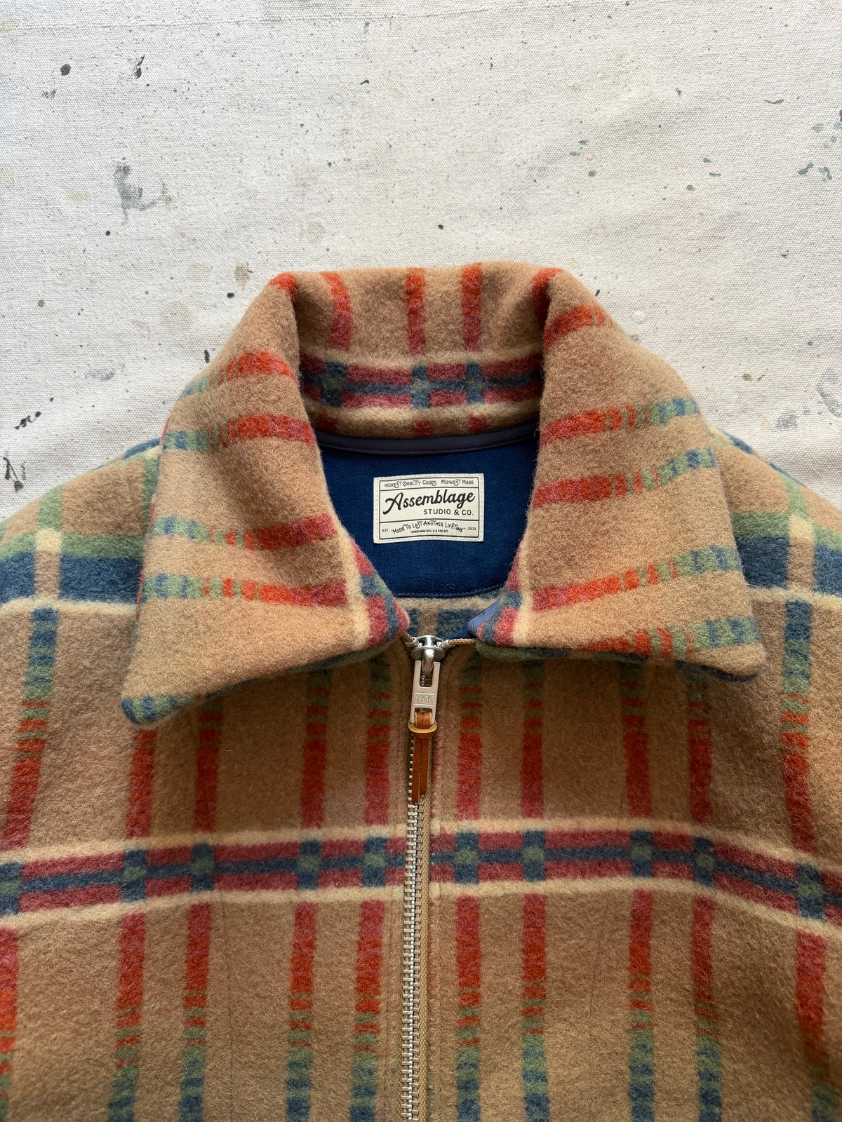 Multi Color Wool Coat [XL]