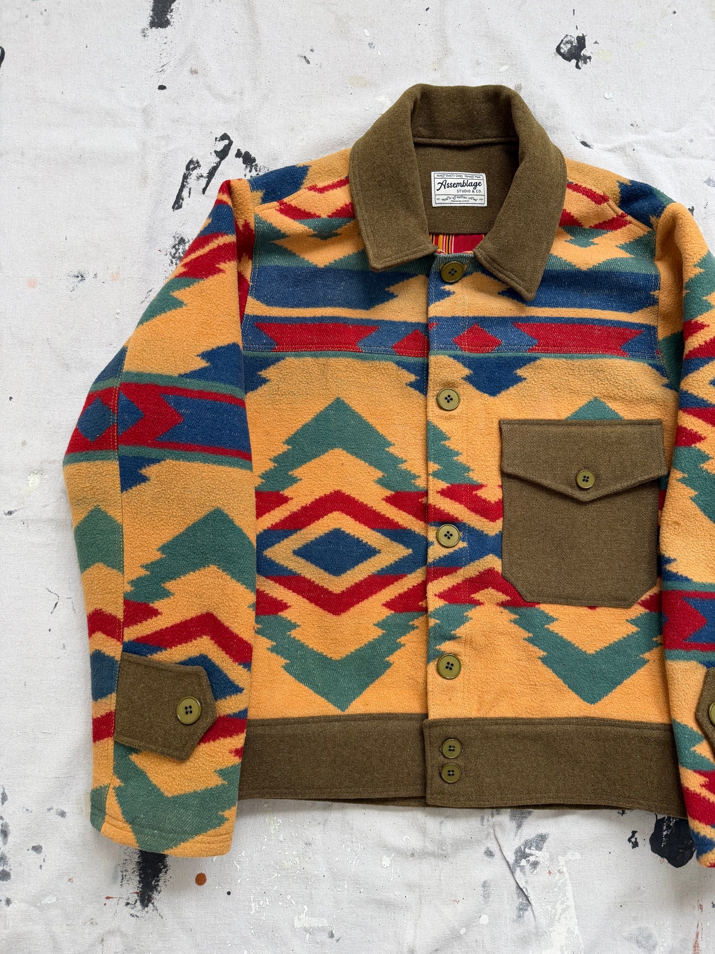 Camp Blanket Wool Jacket [L]