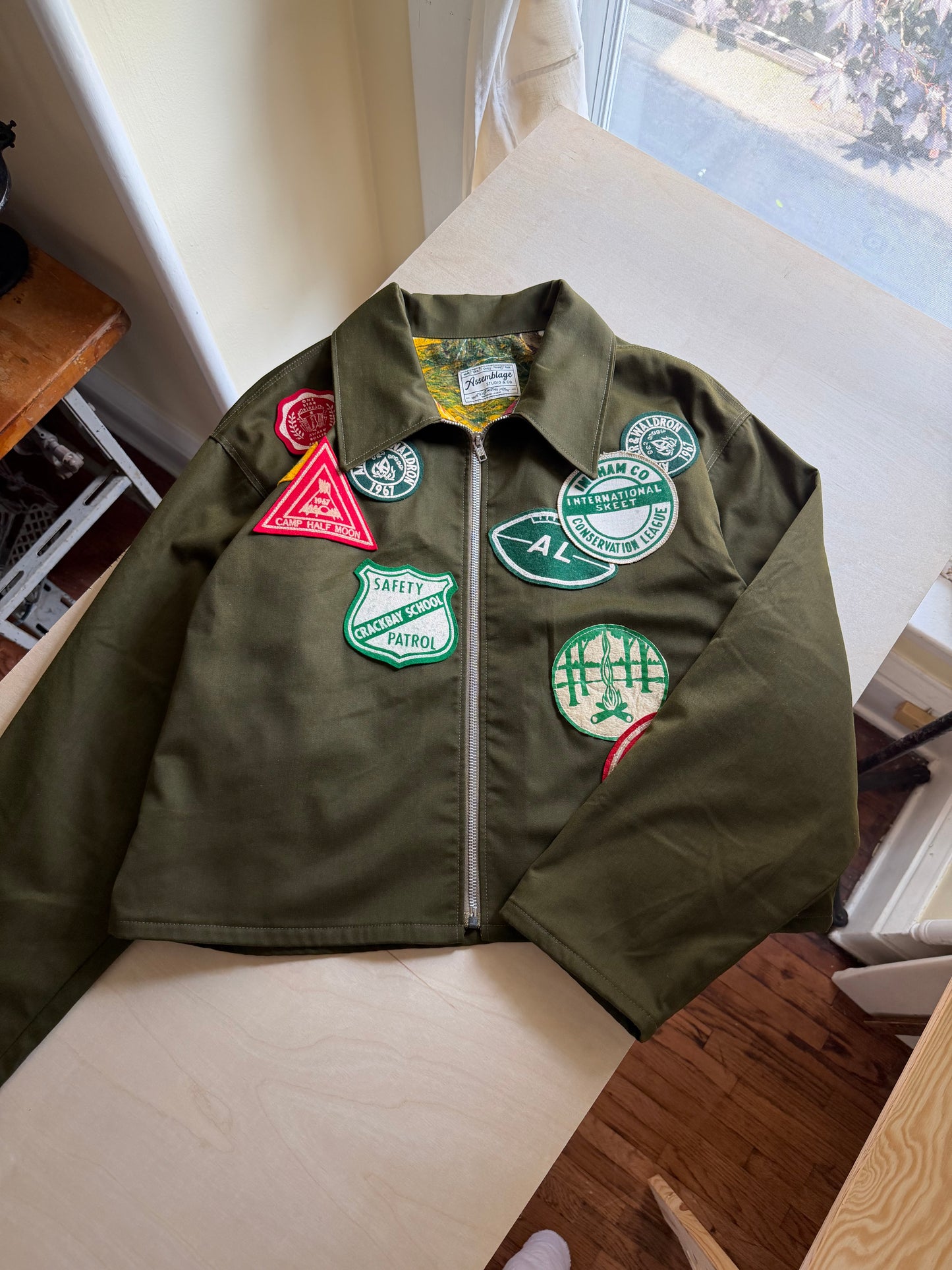 Olive Souvenir Camp Jacket [M]