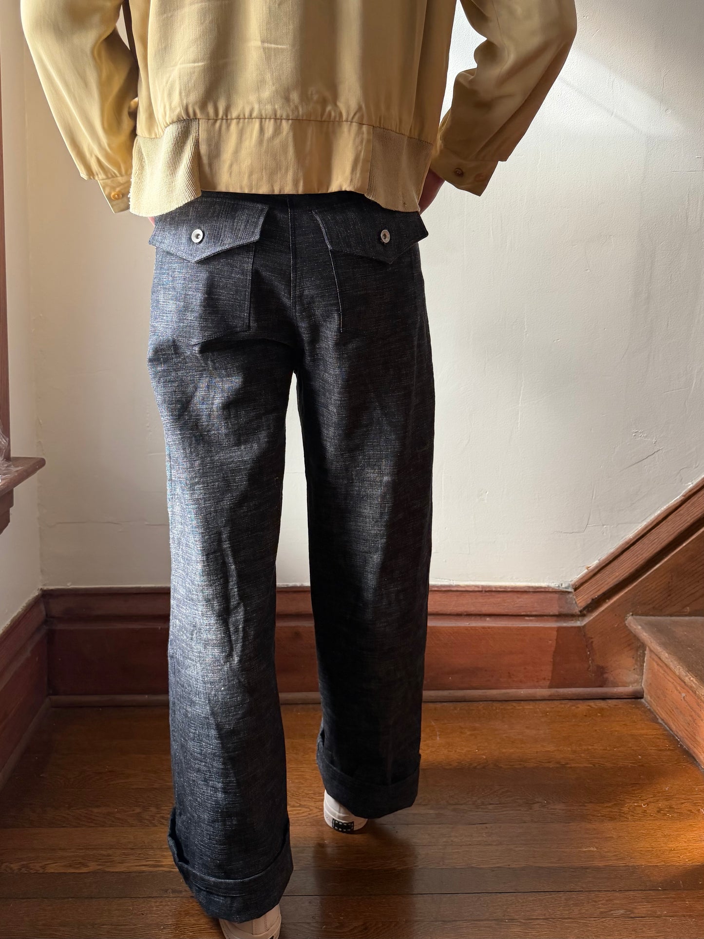 Slub Denim Buckleback Friskos [34x32]