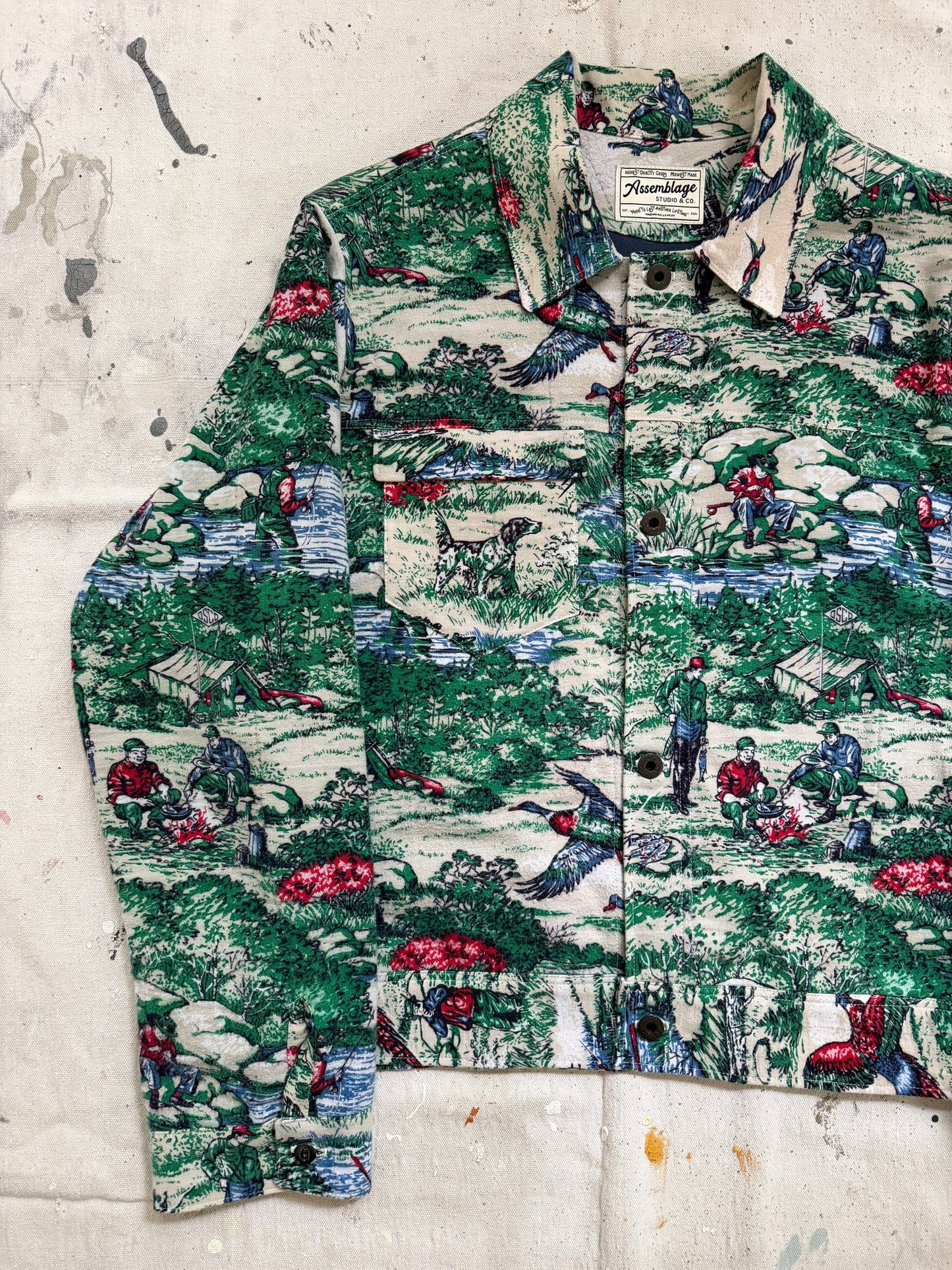 Camping Hunters Buckle Back Jacket [S/M]