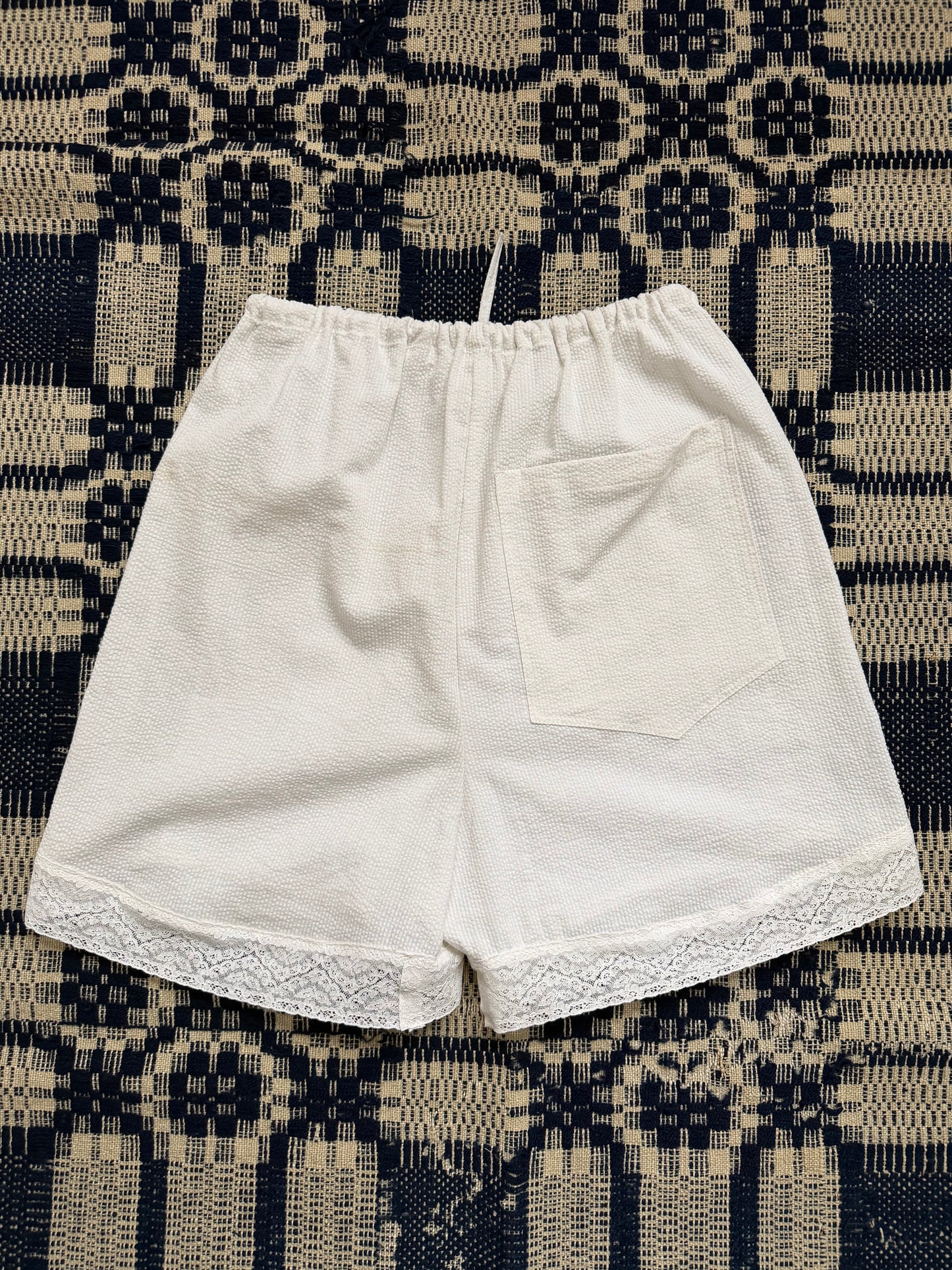 Lace Striped Bloomer Shorts [XS/S]