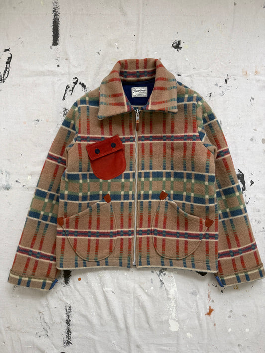 Multi Color Wool Coat [L]