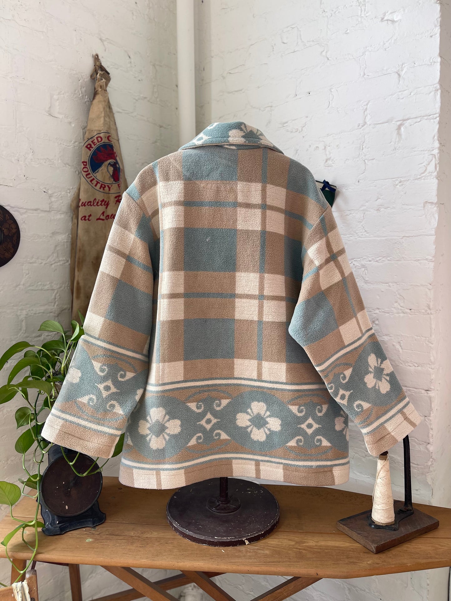 Blue Camp Blanket Jacket [L]