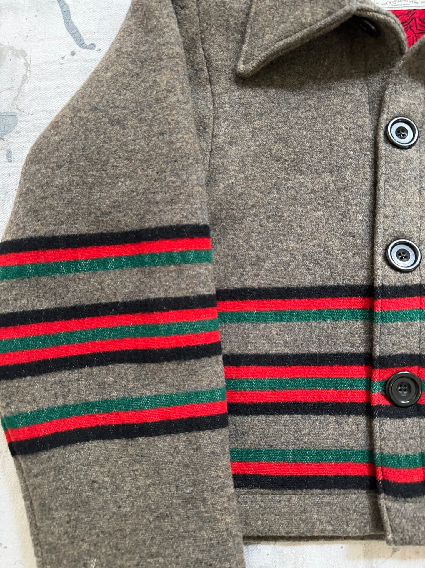 Striped Wool Jacket [S/M]