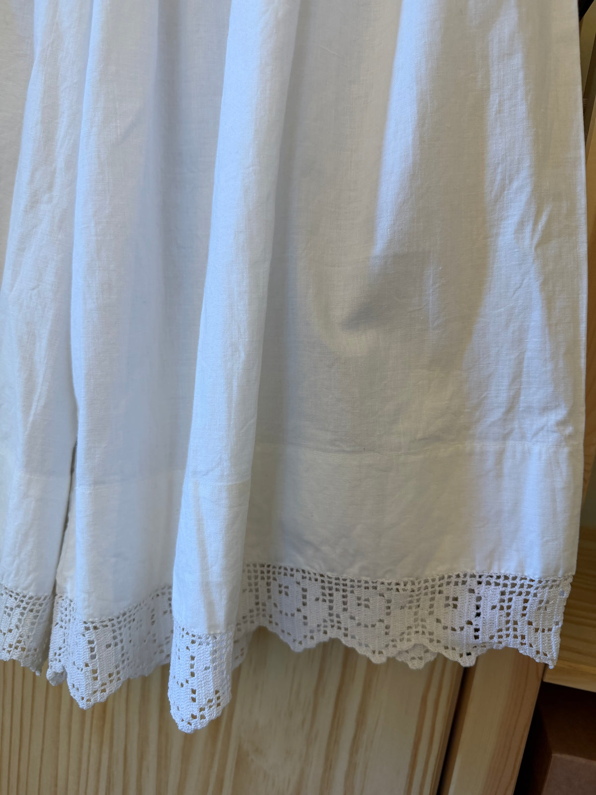 Pillowcase Bloomers with Floral Crochet Hem [OS]