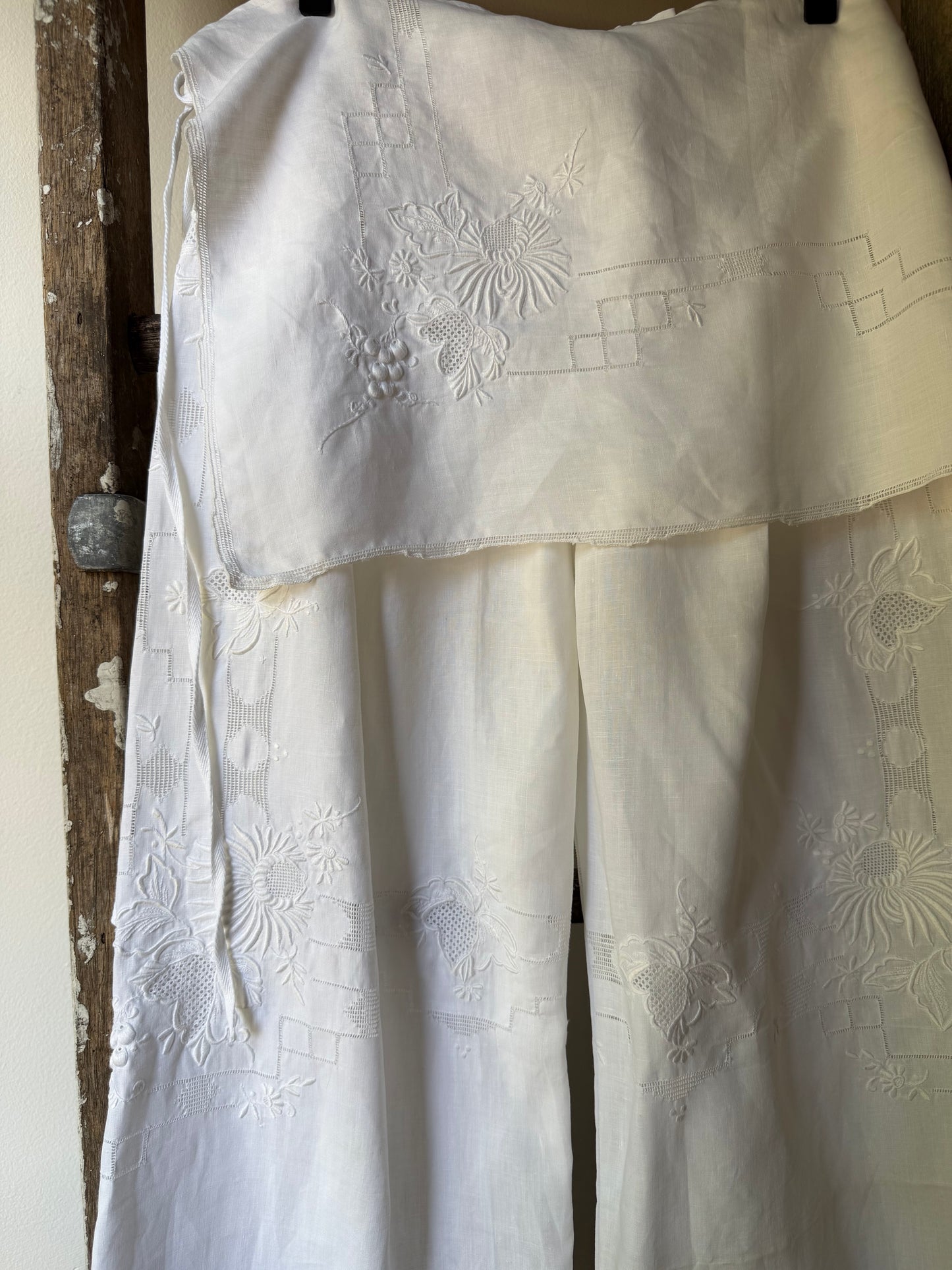 Heirloom Linen Bloomer Pants w/ Wrap Skirt [S/M]