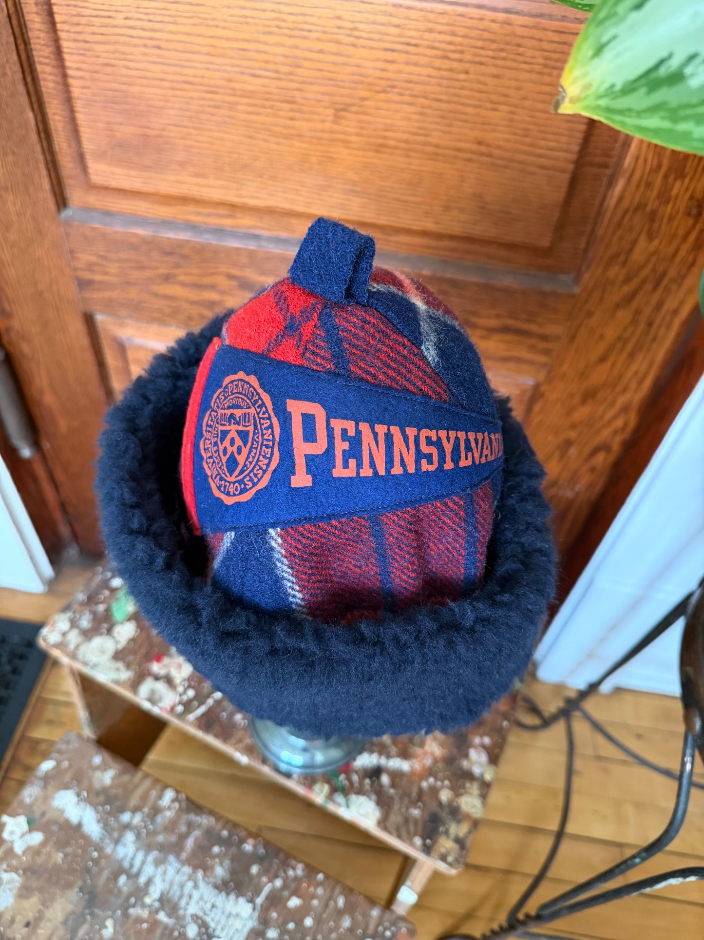 Pennant Plaid Beanie [S/M]
