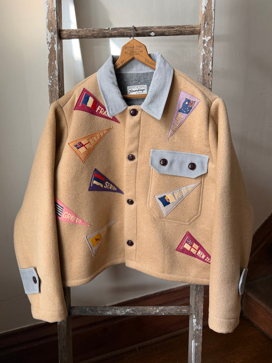 Wool Pennant Coat [L]