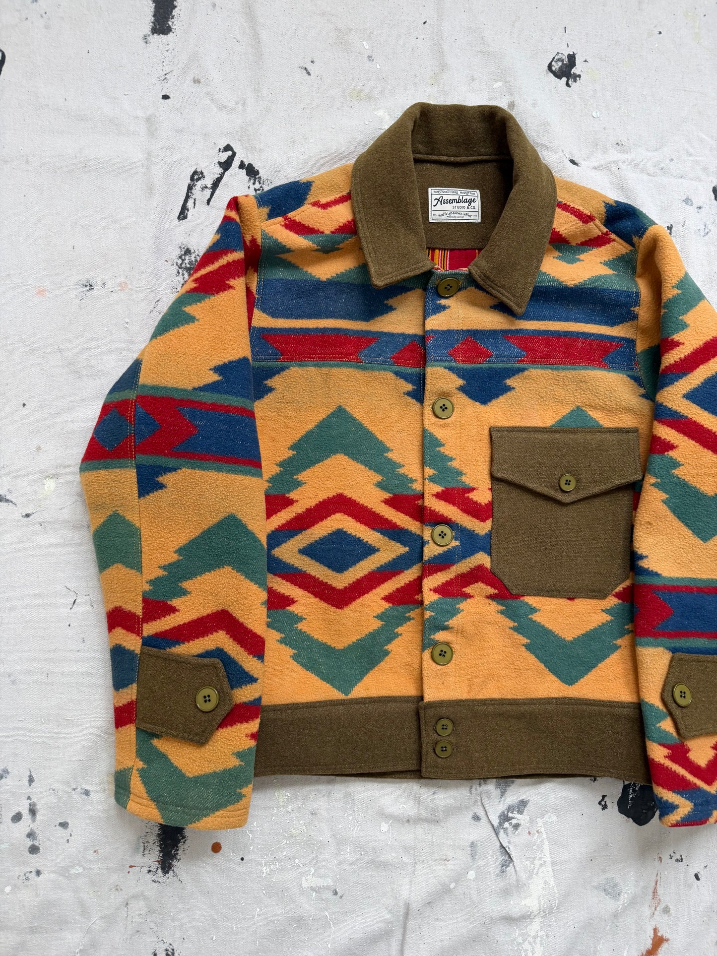 Camp Blanket Wool Jacket [L]