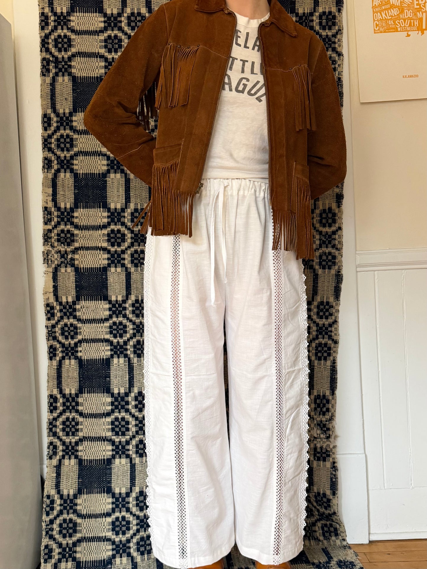 Crochet Stripe Bloomer Pants [S]