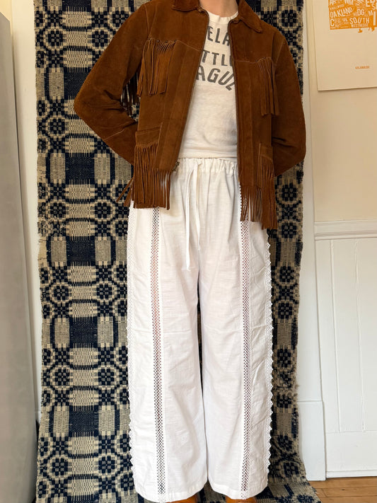 Crochet Stripe Bloomer Pants [S]