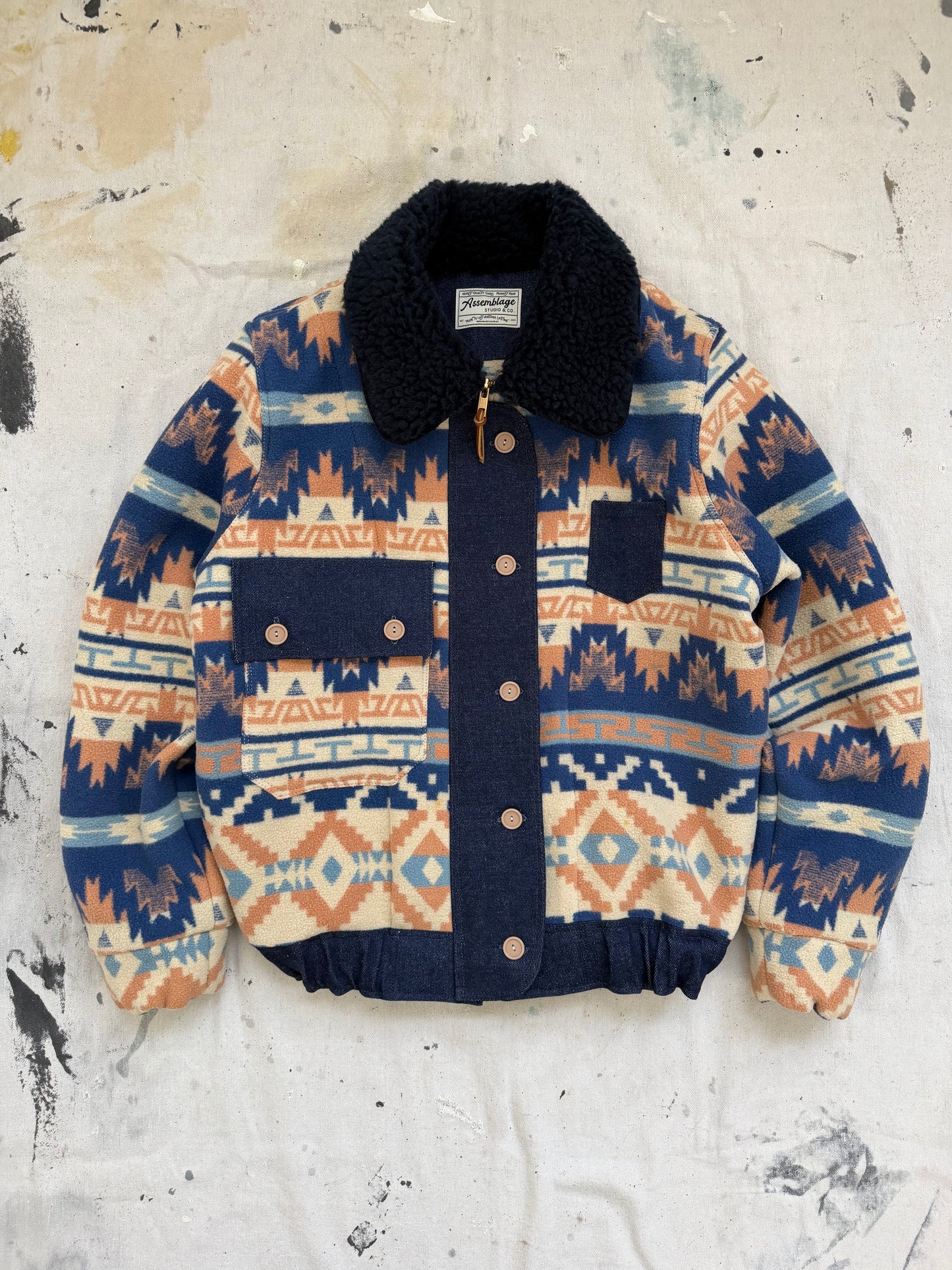 Camp Blanket & Denim Jacket [S]