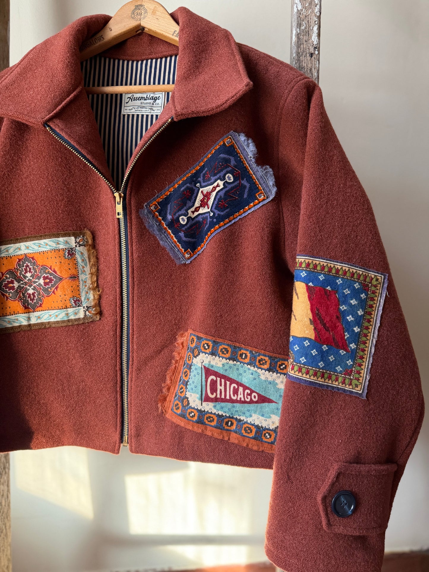 Traveler Postcard Wool Jacket [S]