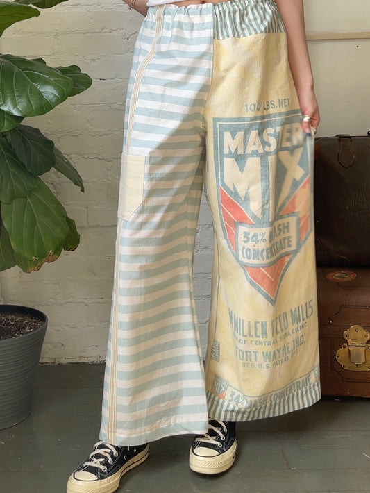 Master Mix Striped Pants [S]