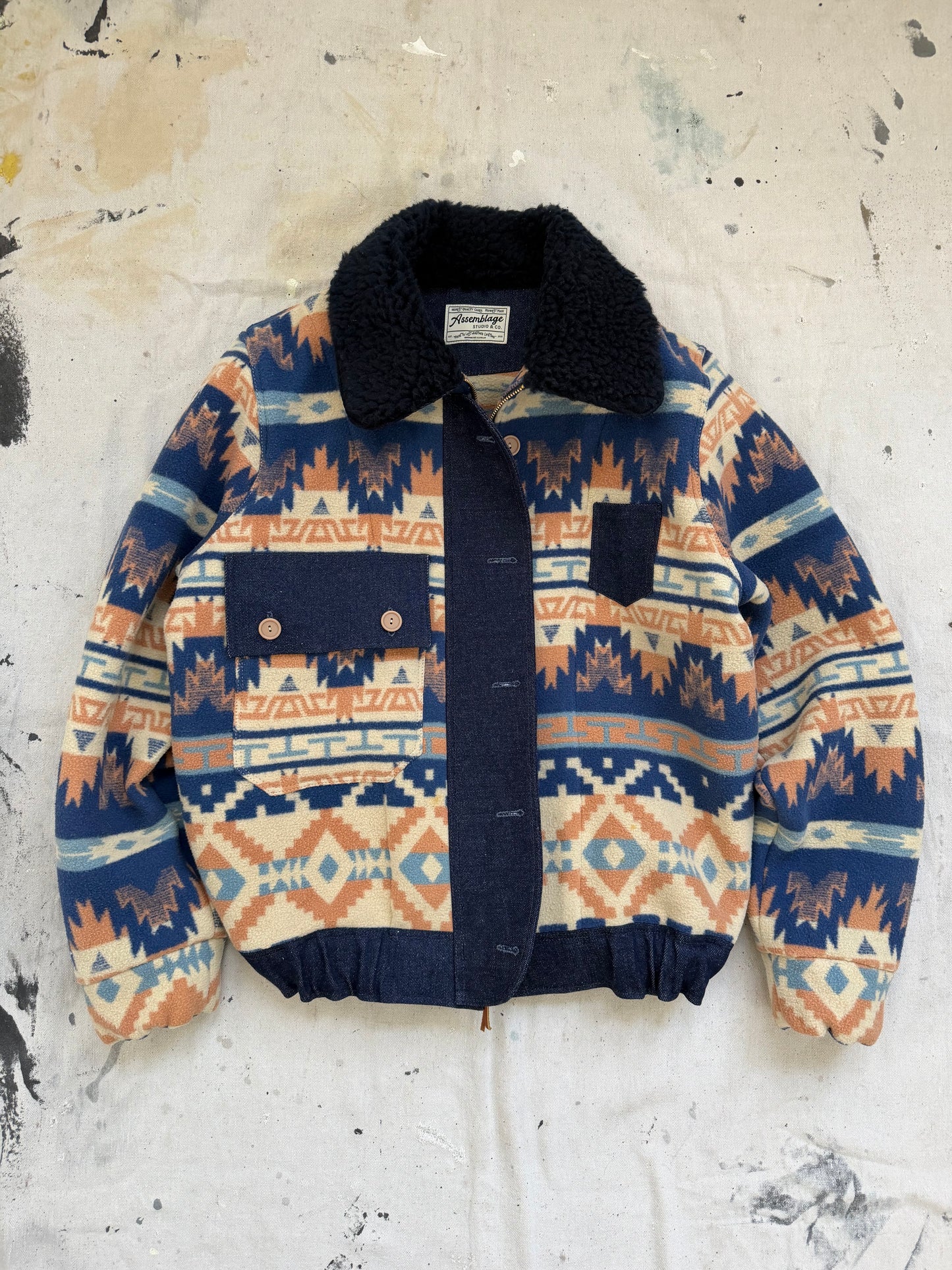 Camp Blanket & Denim Jacket [S]