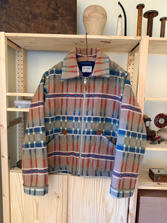 Multi Color Wool Coat [XL]