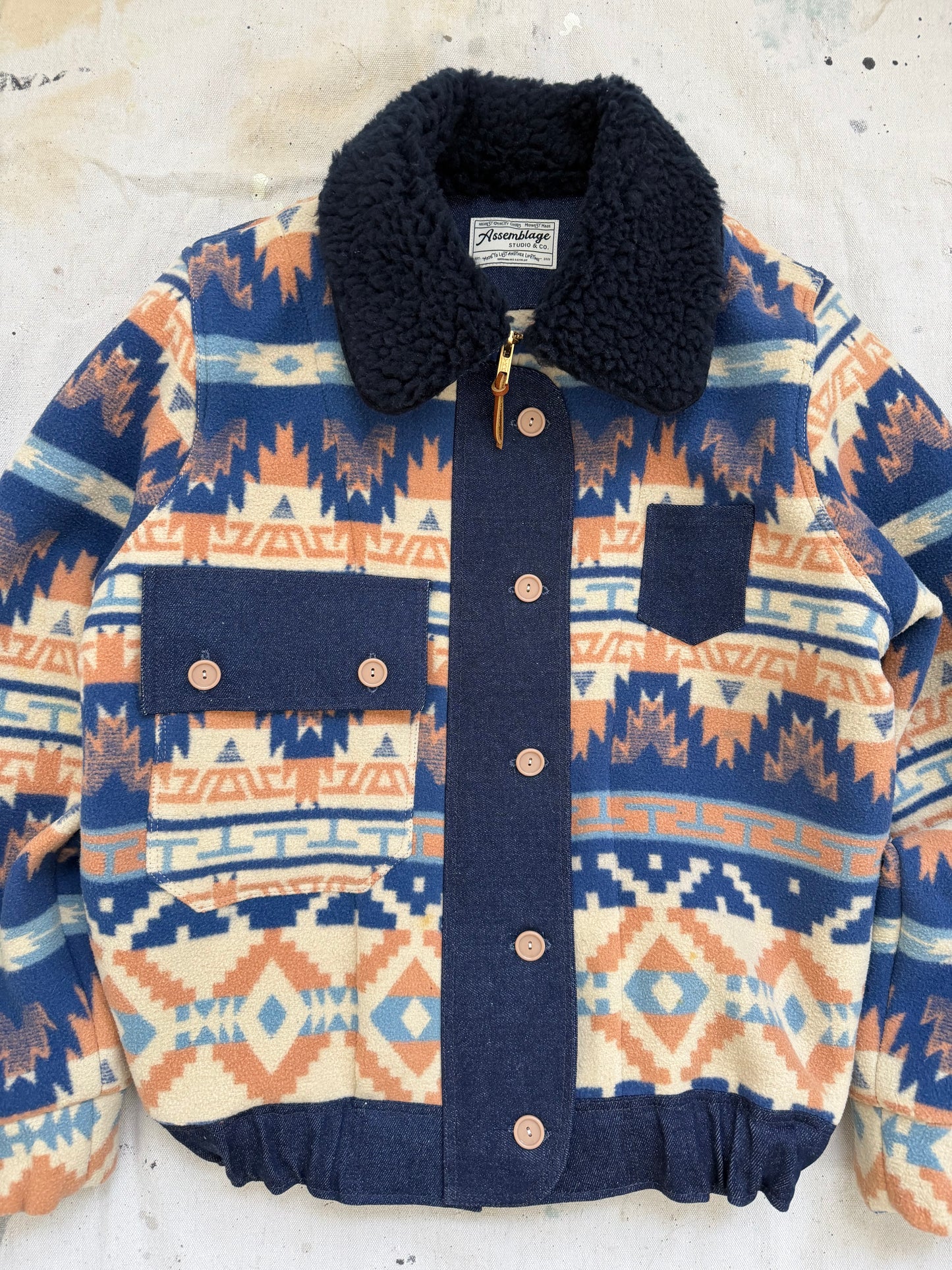 Camp Blanket & Denim Jacket [S]