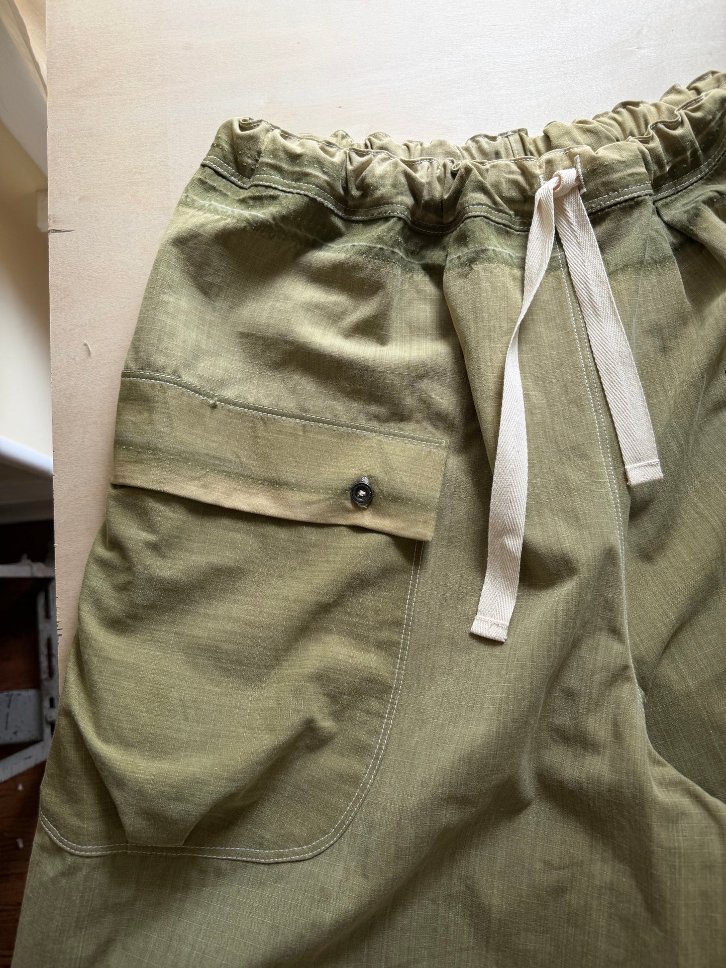 Olive Ripstop Culottes [L]