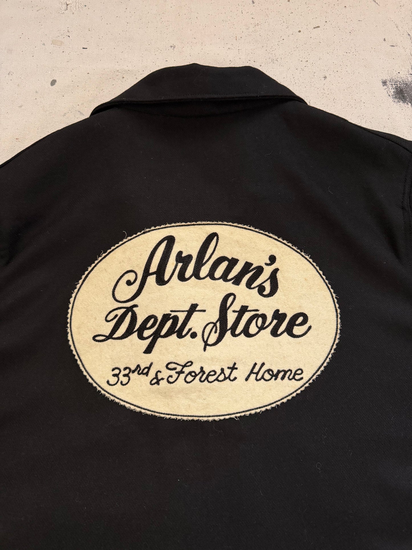 Black Wool & Rayon Ricky Jacket [S]