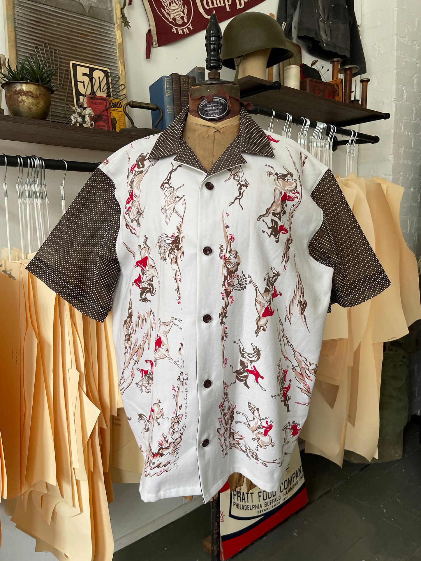 Equestrian Bowling Shirt [L]