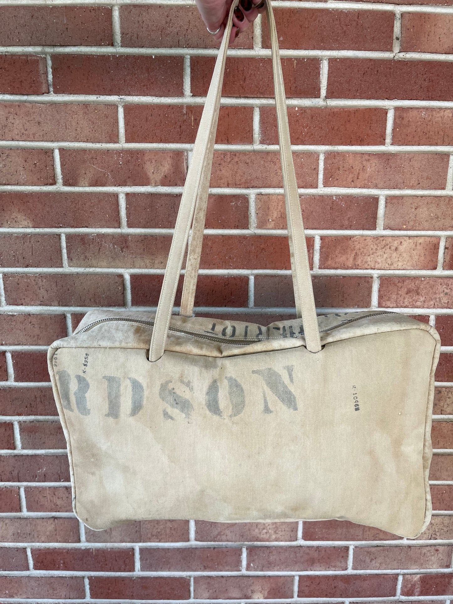 Stenciled Kit Bag