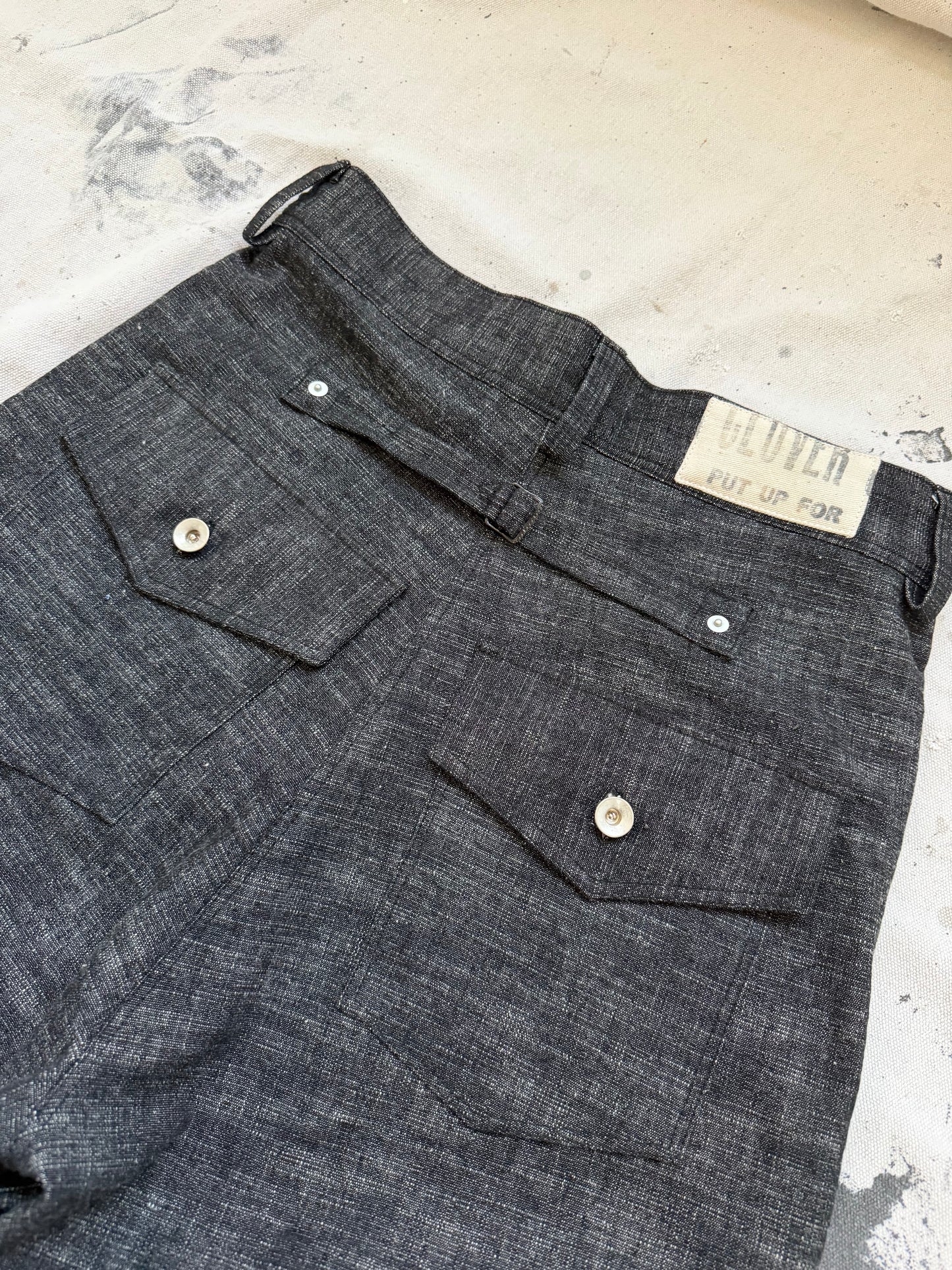 Slub Denim Buckleback Friskos [30x31]