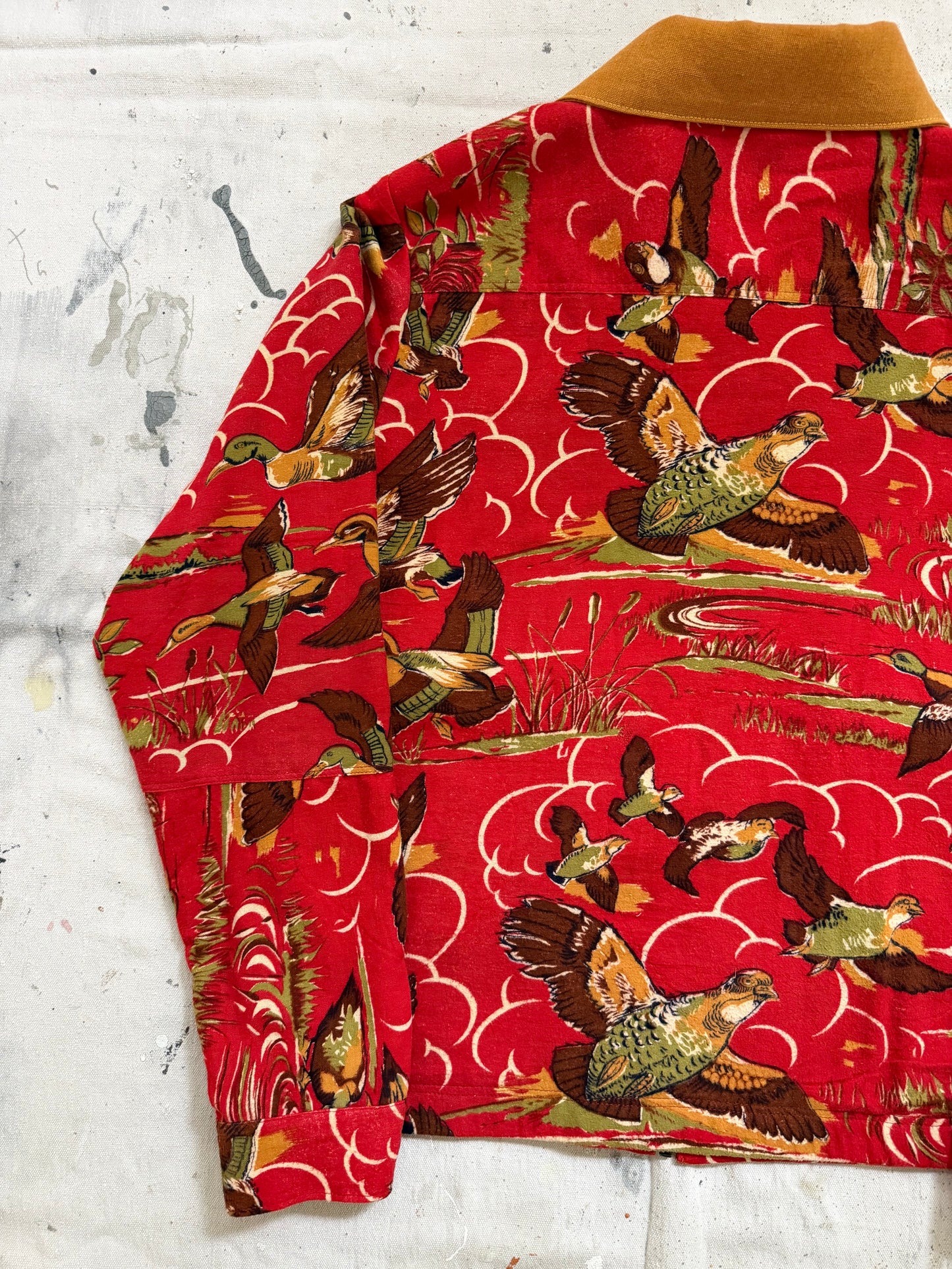 Red Duck Hunting Zip Up Jacket [L]