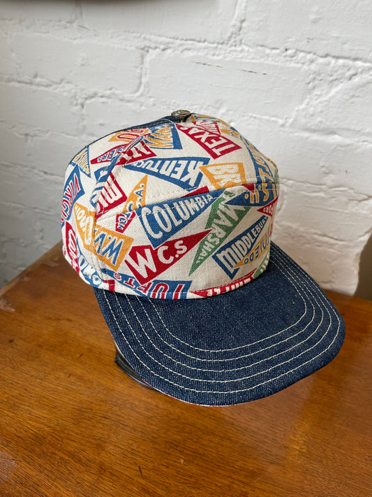 Pennant and Denim Hat