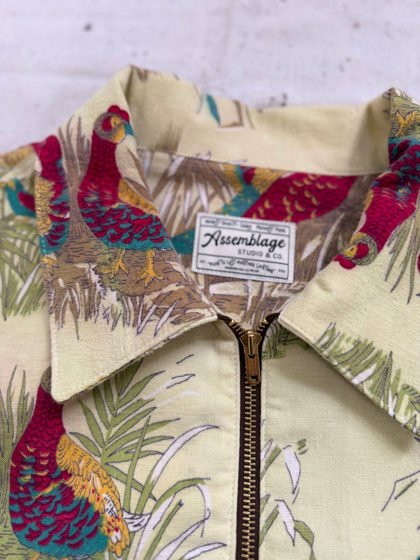 Quail & Heron Zip Up Jacket [M]