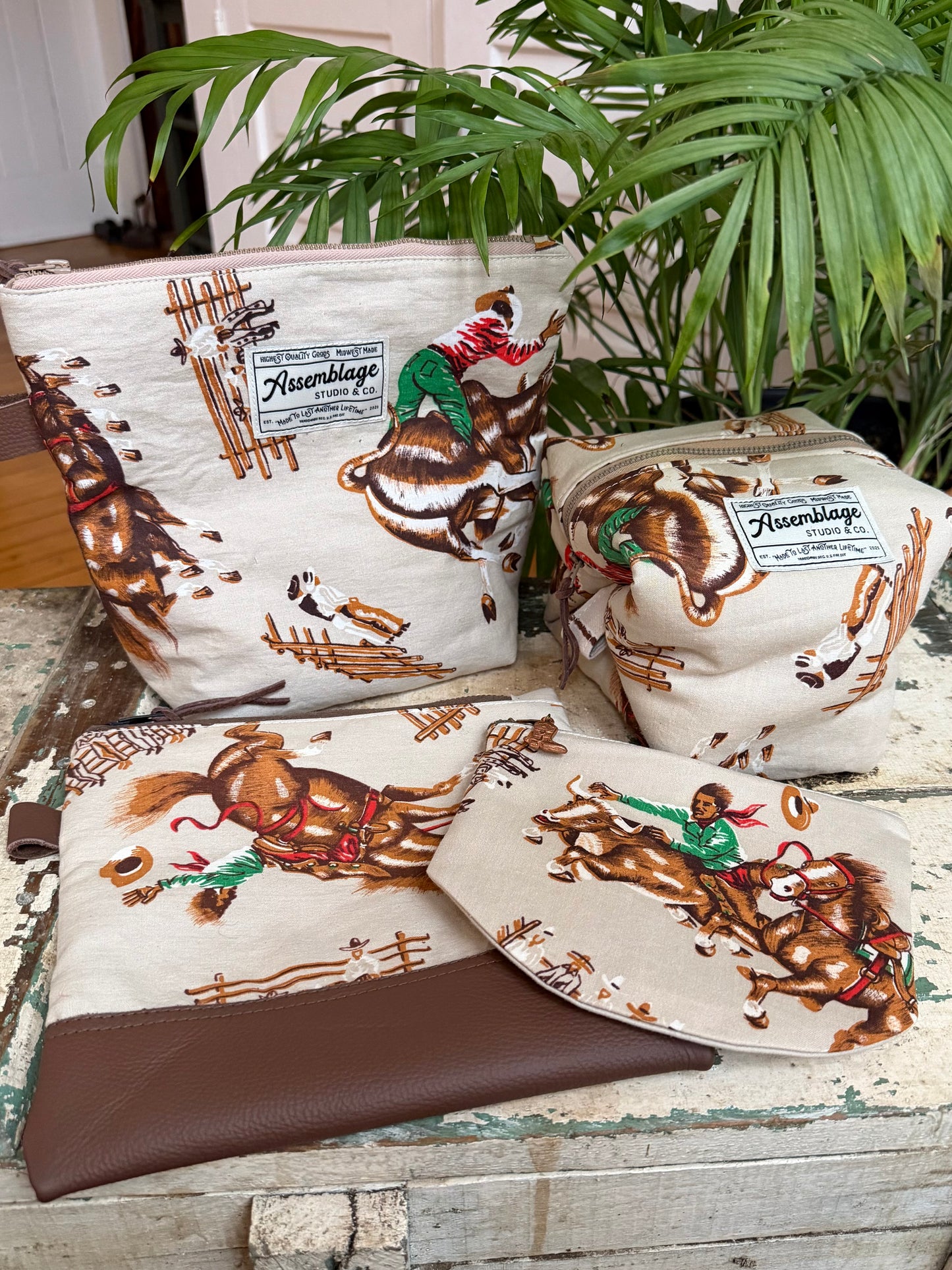 Rodeo Zipper Pouches