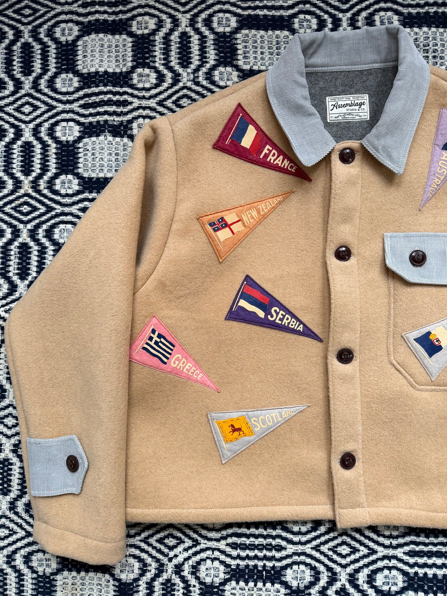 Wool Pennant Coat [L]