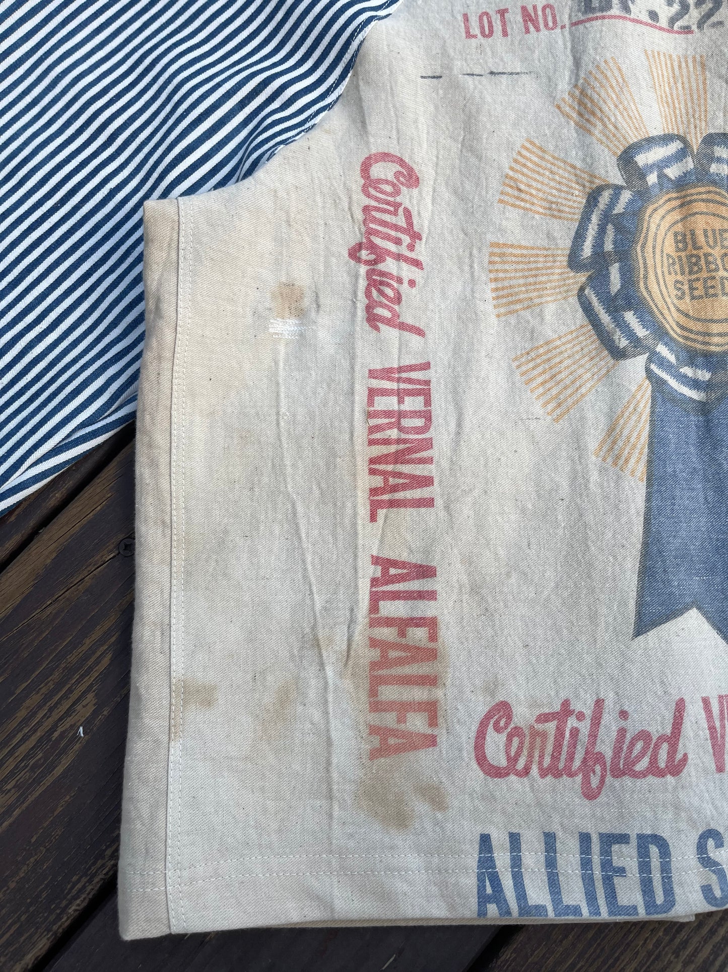 Blue Ribbon Feedsack Engineer Coat [S/M]
