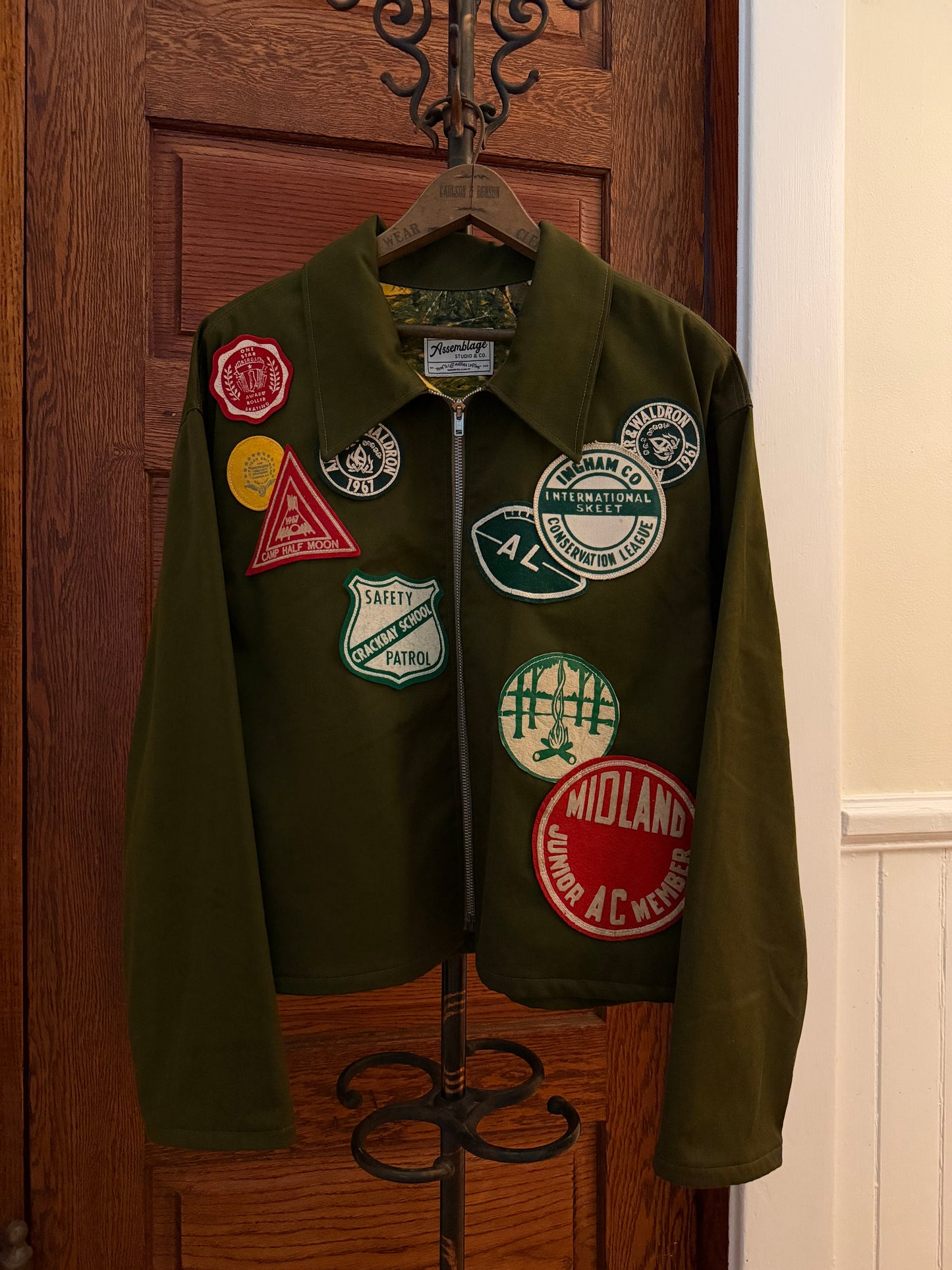 Olive Souvenir Camp Jacket [M]