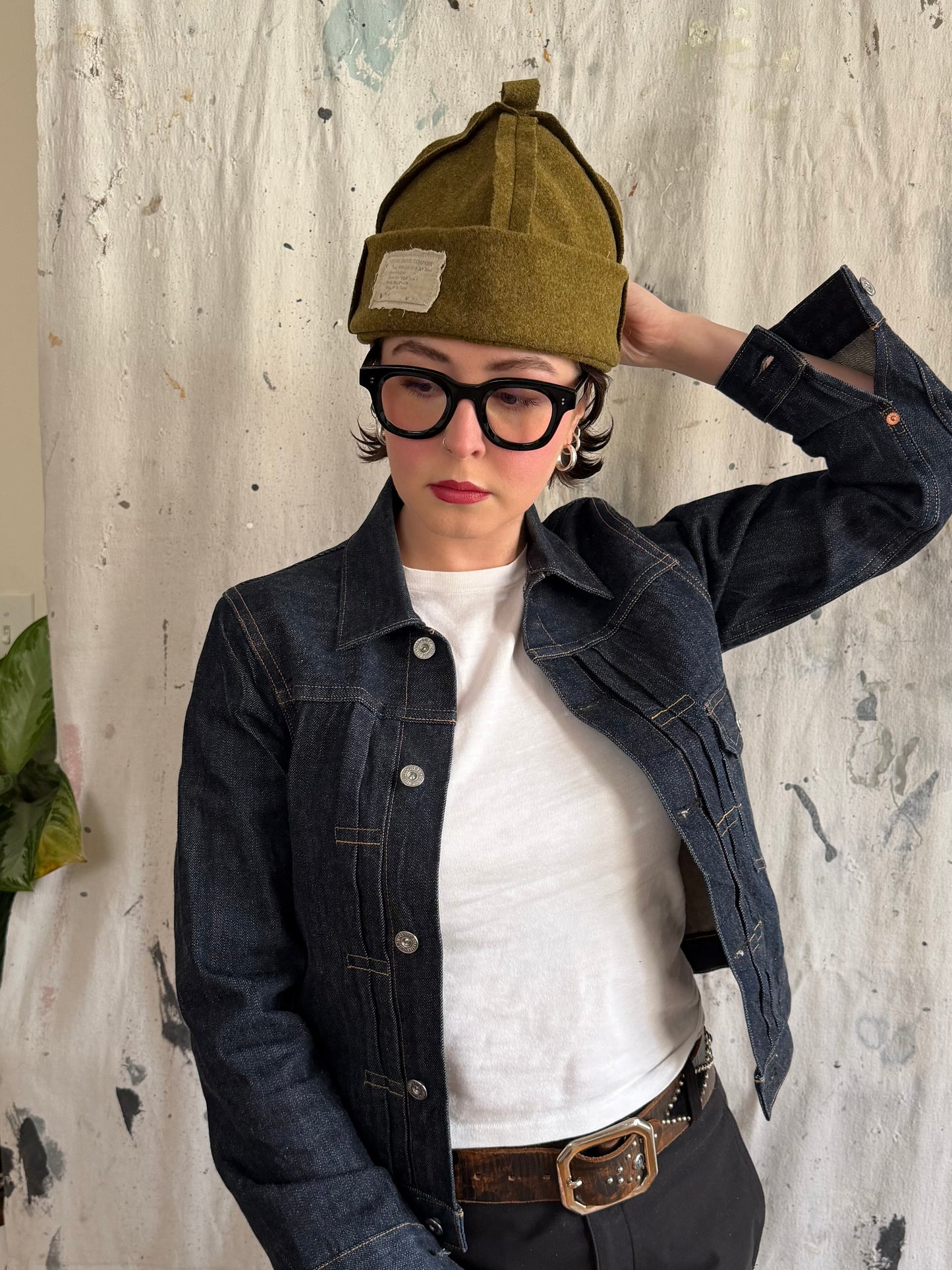 Olive Military Watch Cap [M/L]