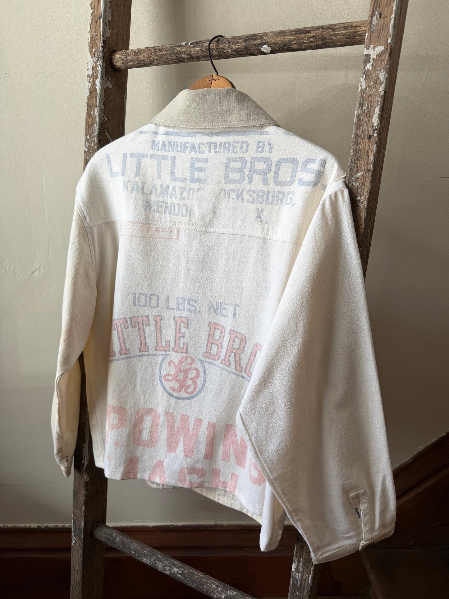 Stenciled Feedsack Overshirt [S]