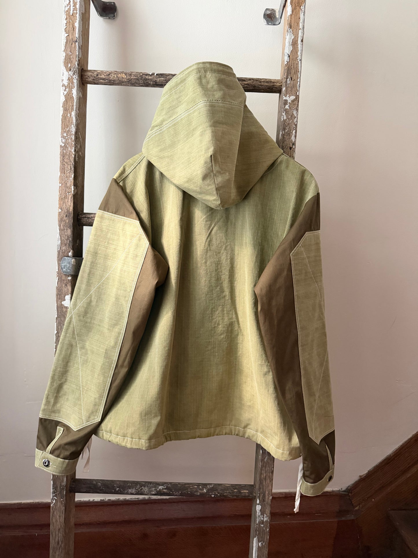 Olive Ripstop Pullover Smock [M]