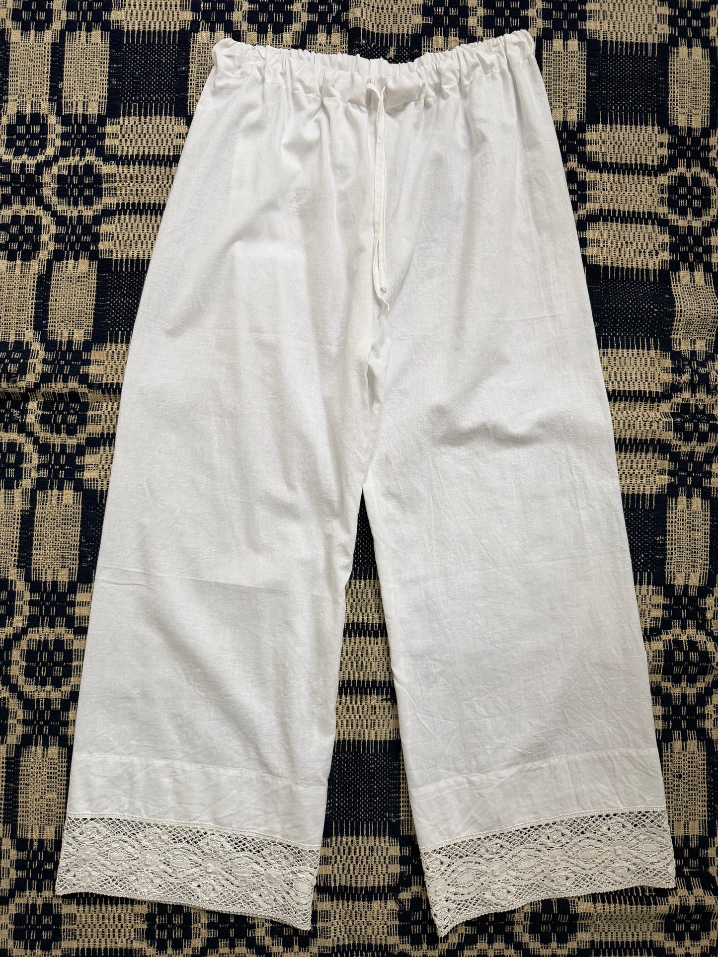 Crochet Hem Bloomer Pants [L]