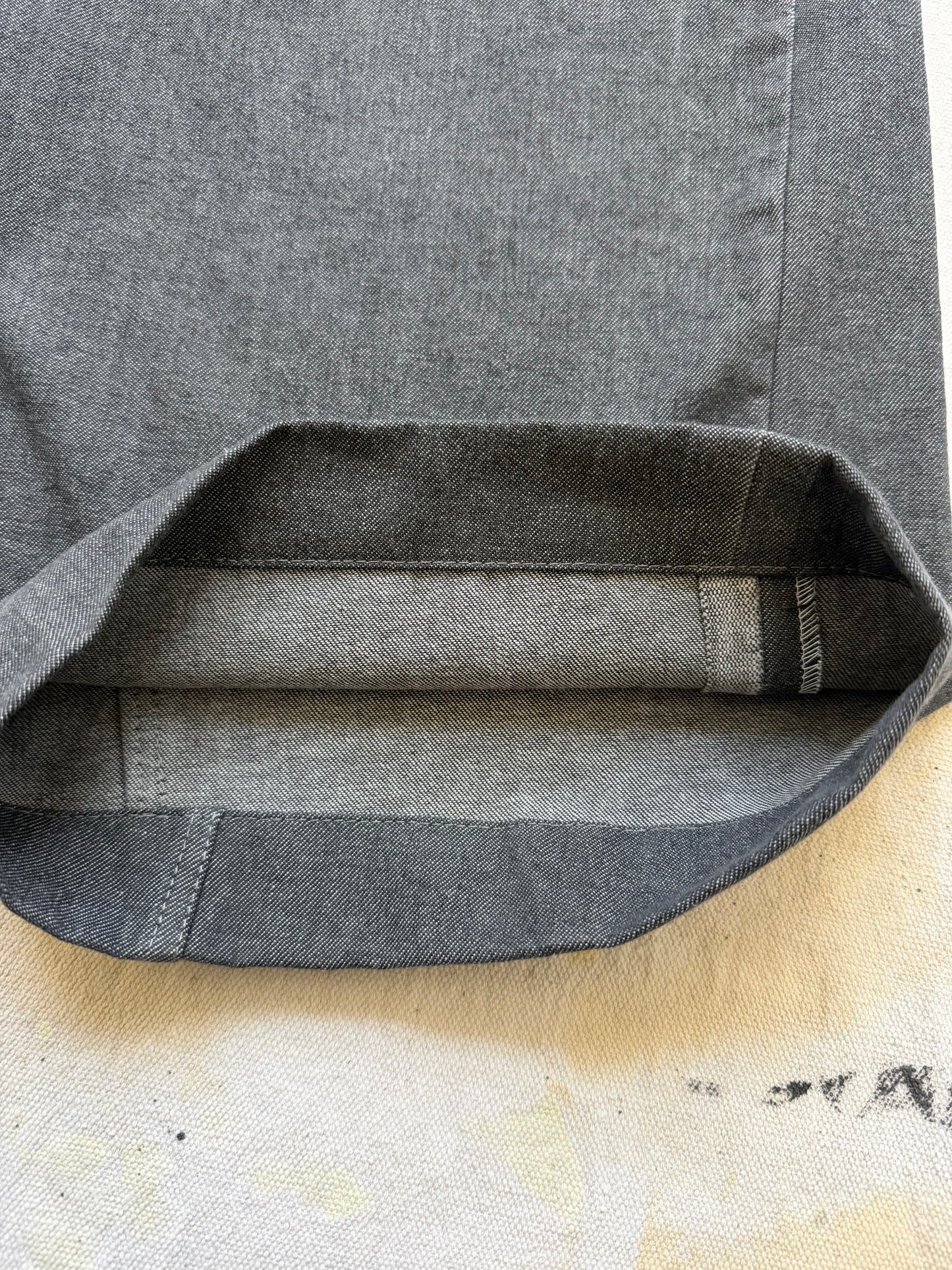 Salt & Pepper Buckleback Trousers [30-34” Waist]