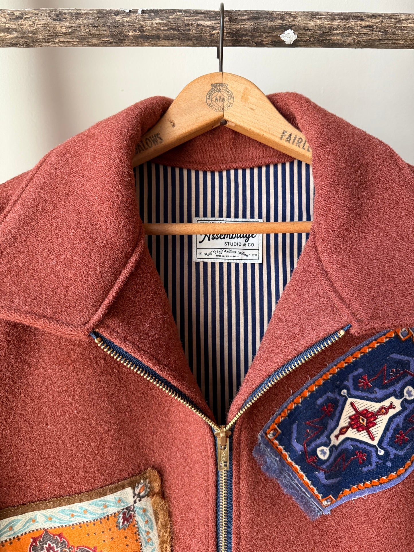 Traveler Postcard Wool Jacket [S]