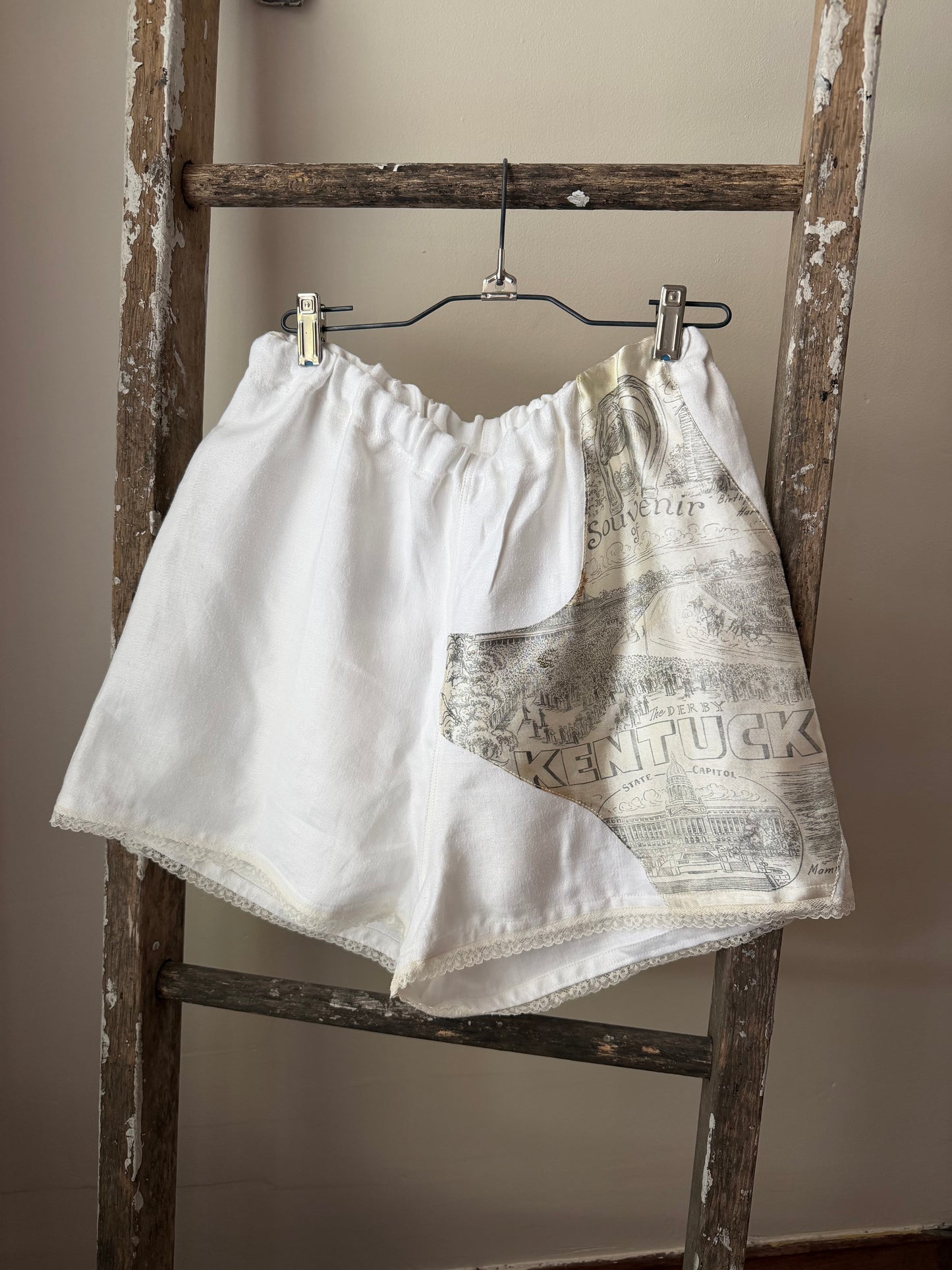 Linen Kentucky Souvenir Shorts [L]