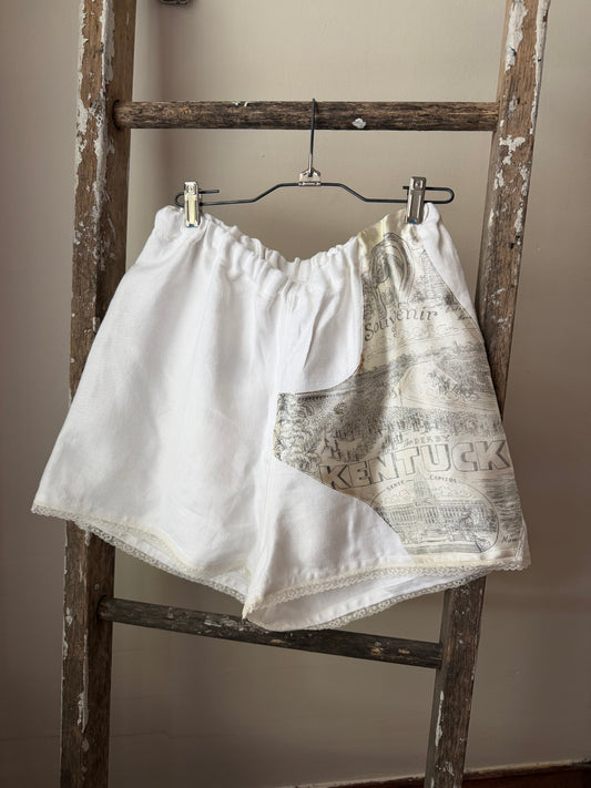Linen Kentucky Souvenir Shorts [L]
