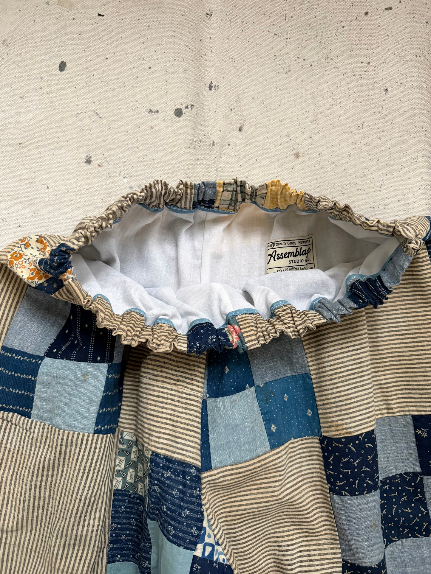 Calico Quilt Topper Pants [M]