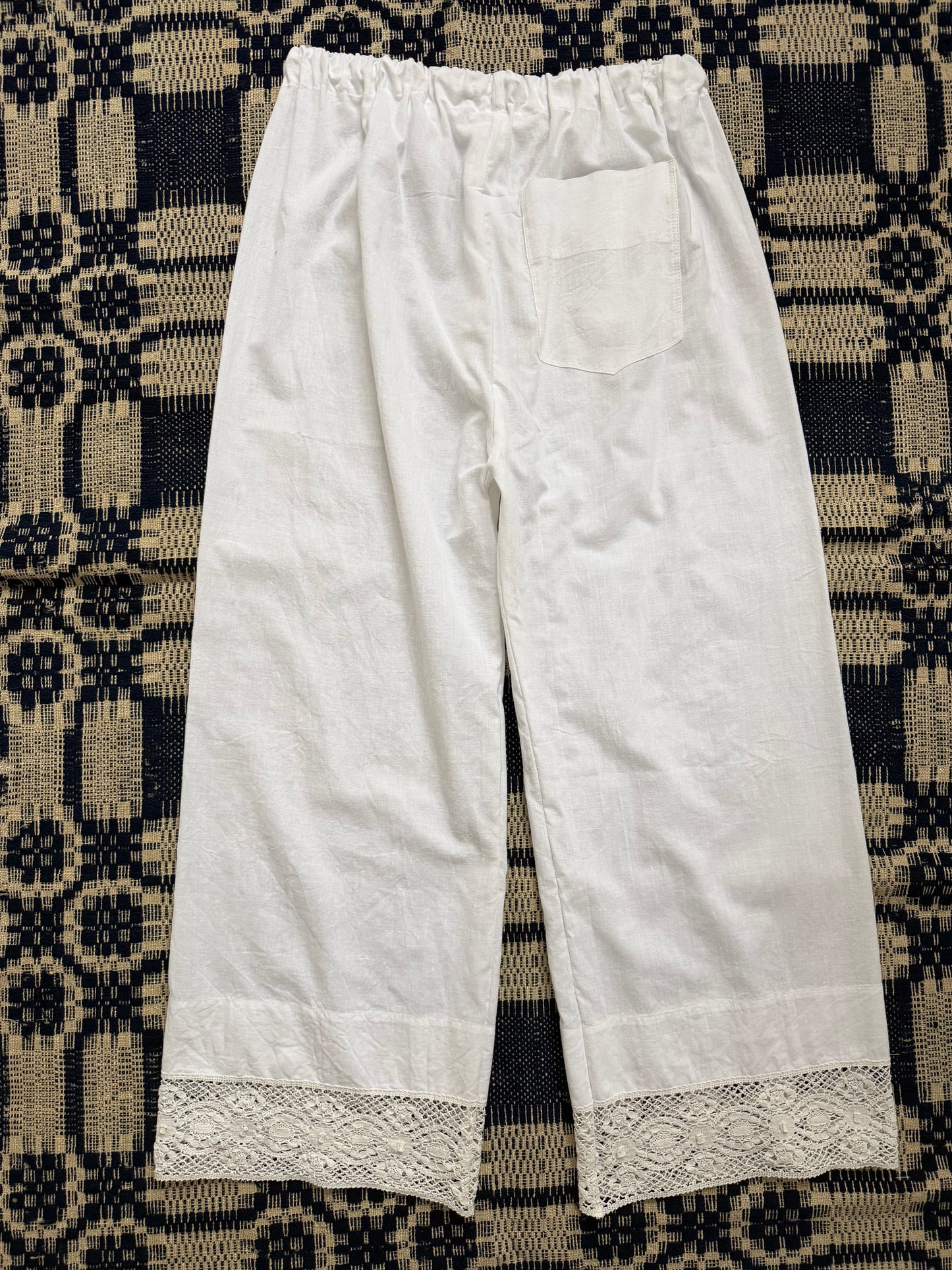 Crochet Hem Bloomer Pants [L]