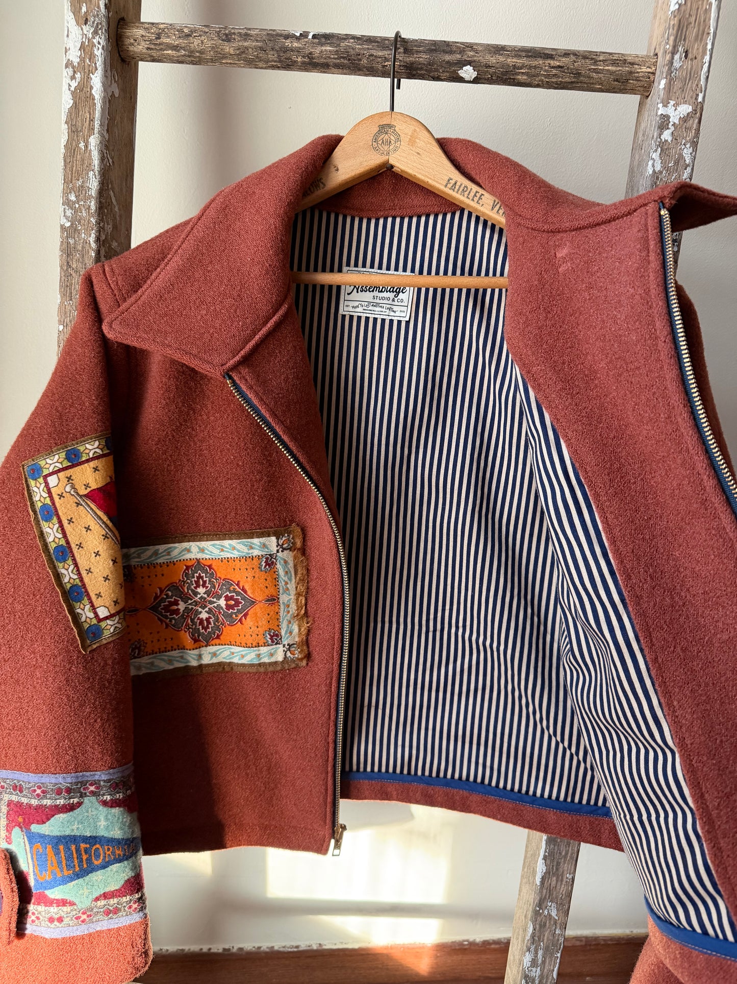 Traveler Postcard Wool Jacket [S]