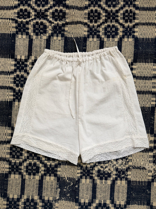 Lace Striped Bloomer Shorts [XS/S]
