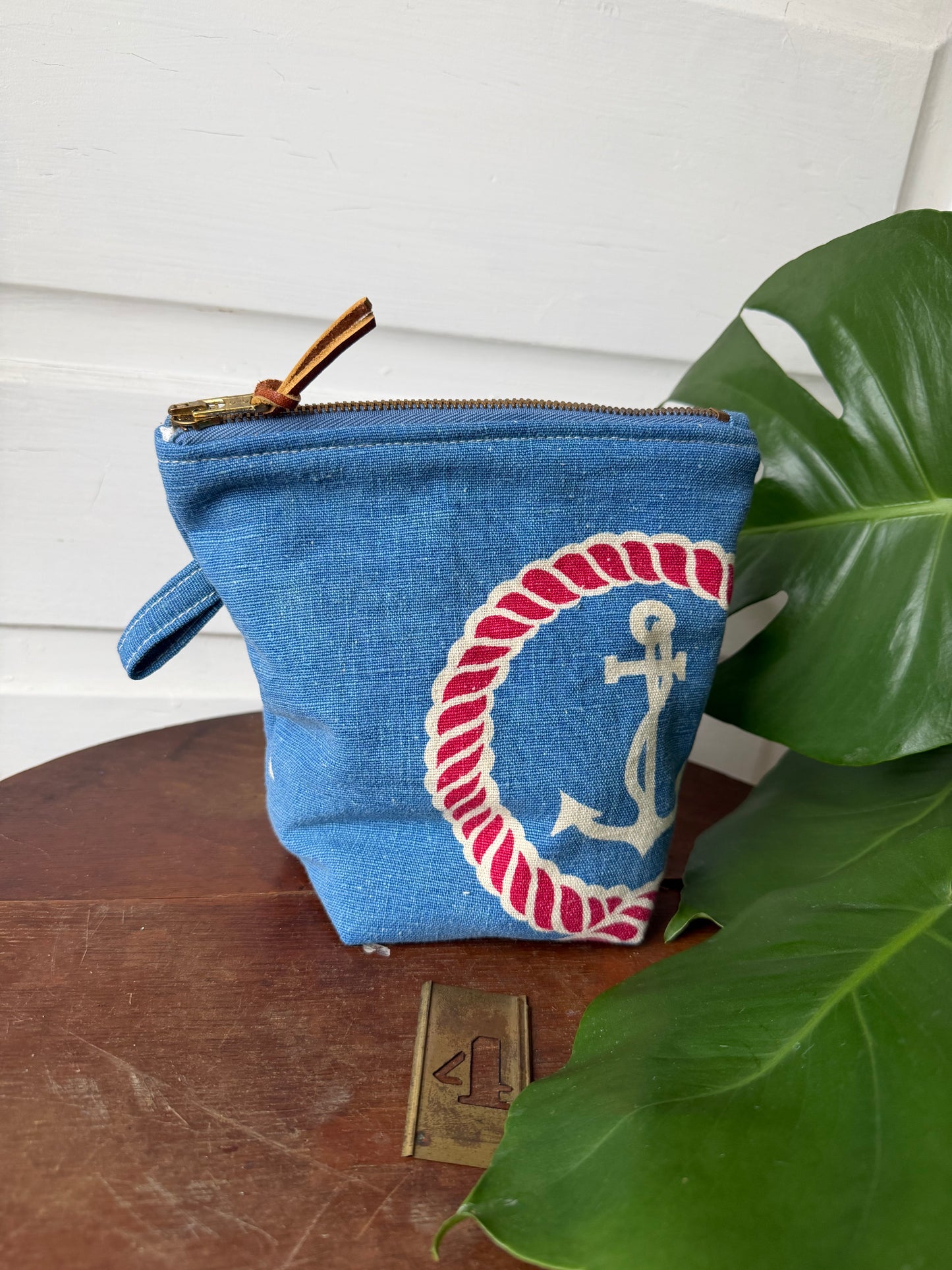 Nautical Zipper Pouches