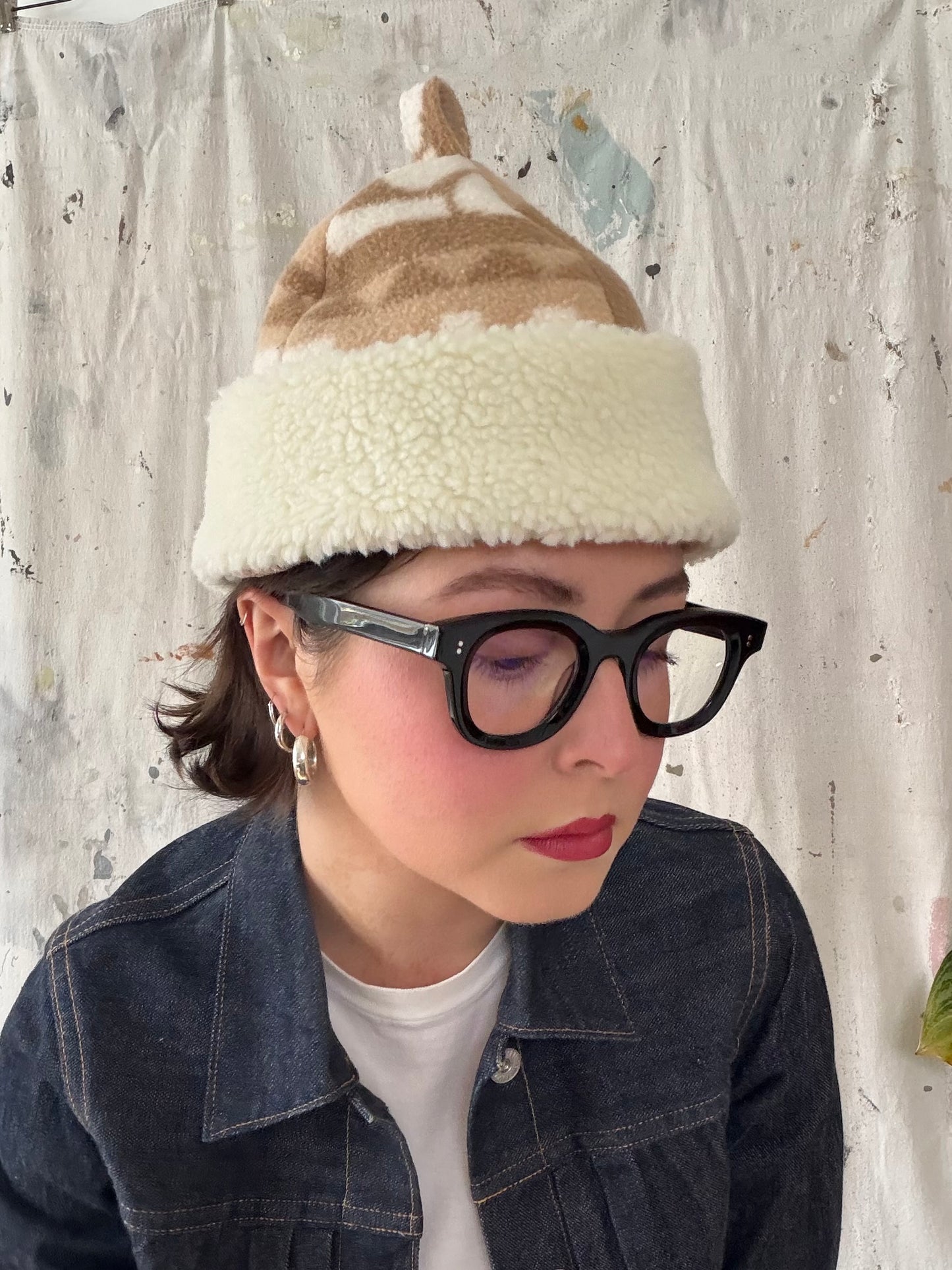 Camp Blanket Sherpa Beanie [S/M]