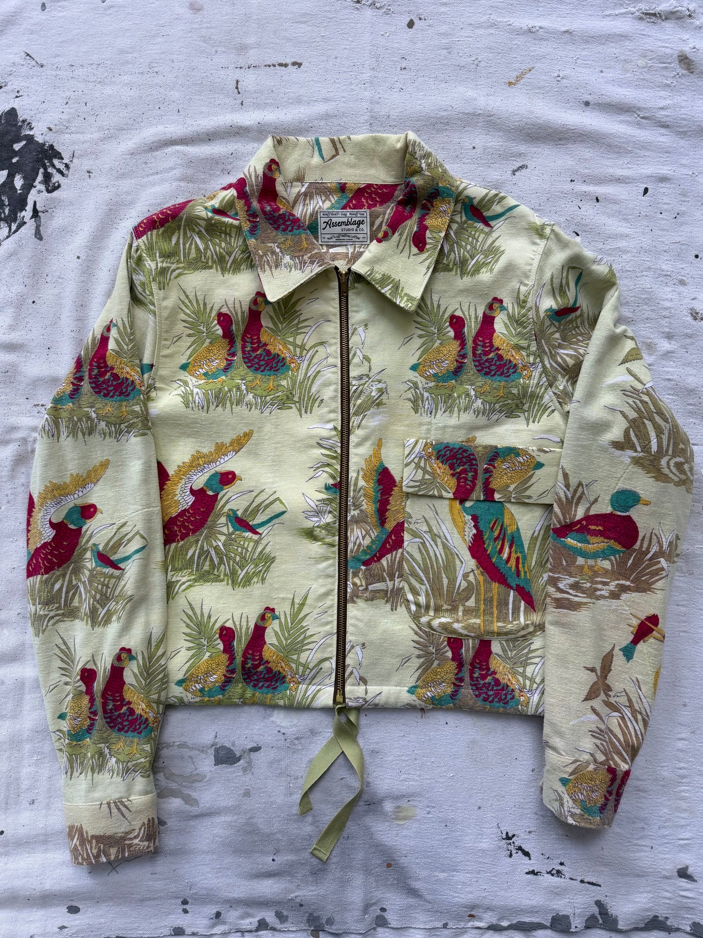 Quail & Heron Zip Up Jacket [M]